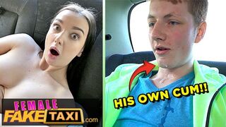 Lady Gang vadul szopja nagy faszt taxiban POV