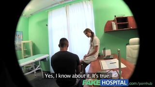 Szexi nővér kórházon kívül forró dugás