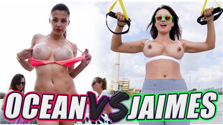 Aletta Ocean és Franceska Jaimes vad seggcsatája