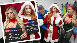 Mrs Claus milfjei büntetik tolvajt seggemmel lovaglással