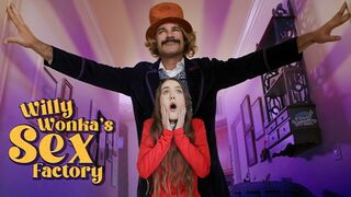Willy Wonka szexgyár paródia Sia Wood csokis puncijával
