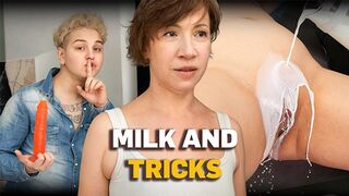 Orosz milf puncáját tejszínhabbal töltöm meg