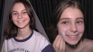 18 éves tini alázatos vágykielégítőként hódol