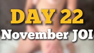 November eleje: Forró önélvezet egy vonzó milf-fel