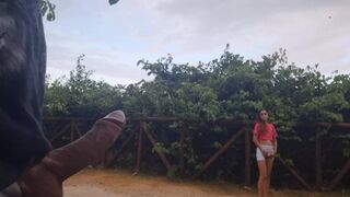Nyilvános kockázatos faszverés és a meglepett nő!