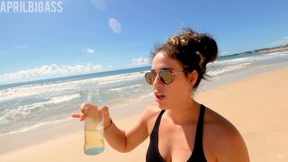 Brazil parton ömlik a forró pisi, 3 liter nyilvánosan Rio Grande do Norte-ban!