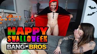 Bang Bros Network mutatja be: Forró Halloween buli két dögös cicával