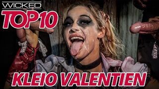 Gonoszul csábító válogatás a Wicked csatornán - Kleio Valentien legforróbb pillanatai szőke bombázóként vastag farkakon lovagolva