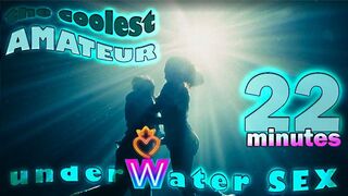 Wife Bucket büszkén mutatja: 22 perces, izgató házi amatőr víz alatti szeretkezés