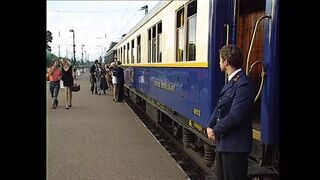 Anita Blond és Monika Kiss közös szopása az Orient Expresszen nagy fasszal
