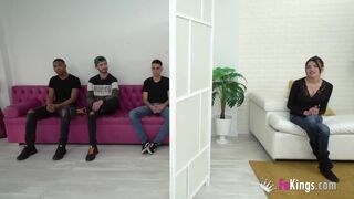 FaKings: Macarena Lewis forró randija, amikor a vakváró este durva hármasban robban.