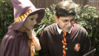 Forró Háromszög Harry Potter cosplayben: Nagy mellekkel készült szexi paródia